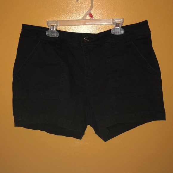 Faded Glory Pants - Black Cargo Shorts